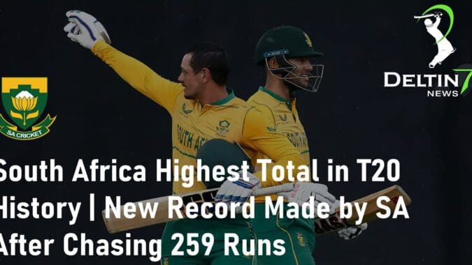 South Africa Highest Total in T20 History New Record Made by South Africa T20 History Highest Score