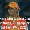 UP Warriors Beat Gujarat Giants RC Bangalore Women Out from the Tournament WPL 2023