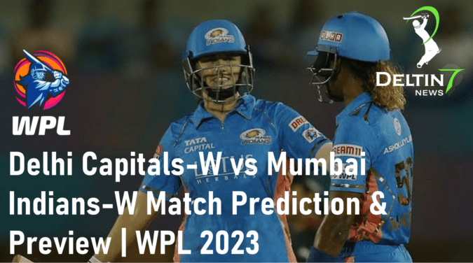 WPL 2023 DC-W vs MI-W Prediction