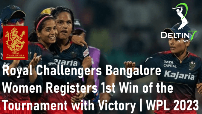 WPL 2023 RCB first win of the tournament