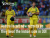 Australia set new records