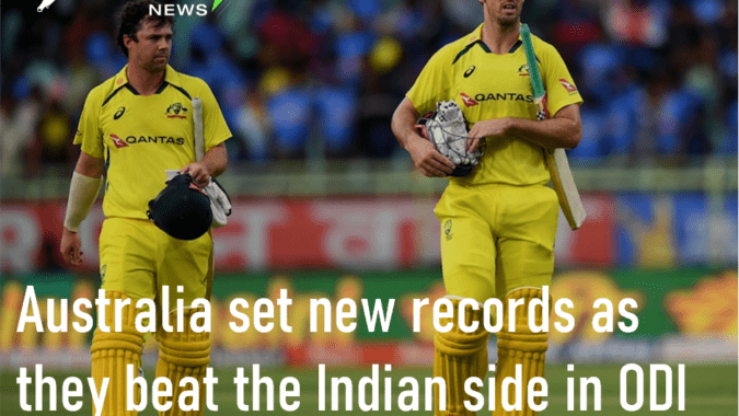 Australia set new records