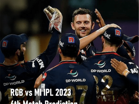 RCB vs MI IPL 2023 6th Match Prediction