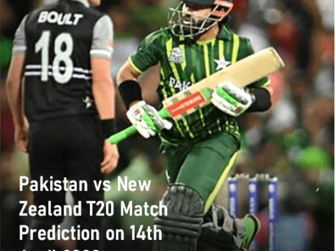 PAK vs NZ T20 Prediction April 14th