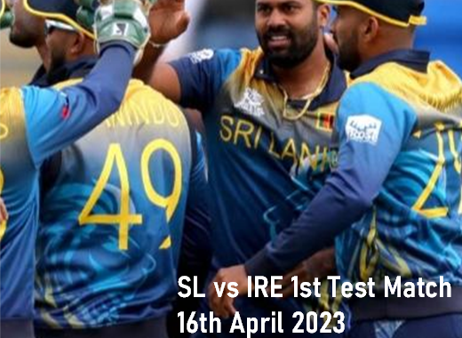 SL vs IRE 1st Test Prediction