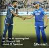 IPL GT vs MI Apr 25th Prediction