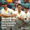 Australia playing eleven for WTC finals