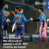 IPL RR vs MI Apr 30 Prediction