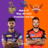 IPL SRH vs KKR May 4 Prediction