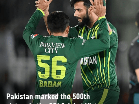 Pakistan marked 500th victory ODI