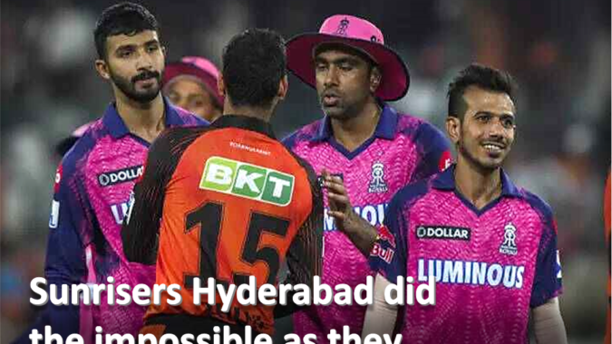 Sunrisers Hyderabad did the impossible 41 runs