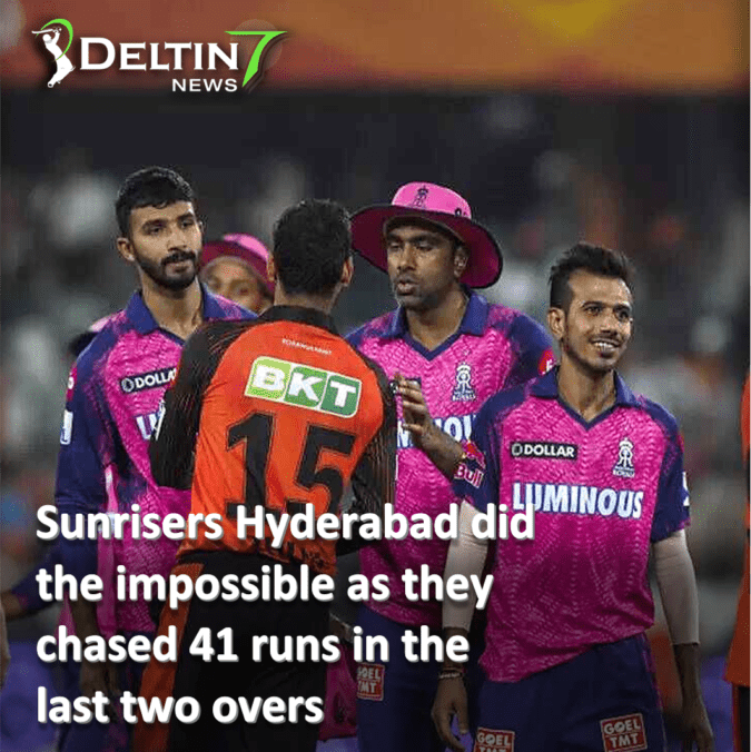 Sunrisers Hyderabad did the impossible 41 runs
