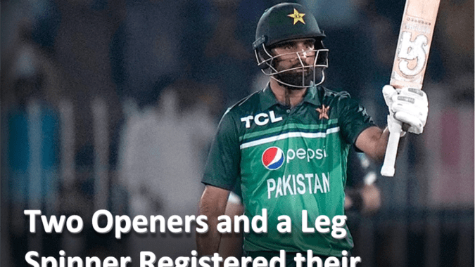 Two Openers and a Leg Spinner Registered