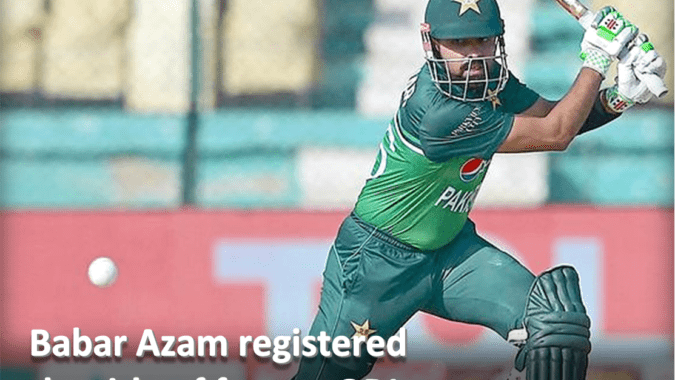 Babar Azam registered the title of fastest ODI player