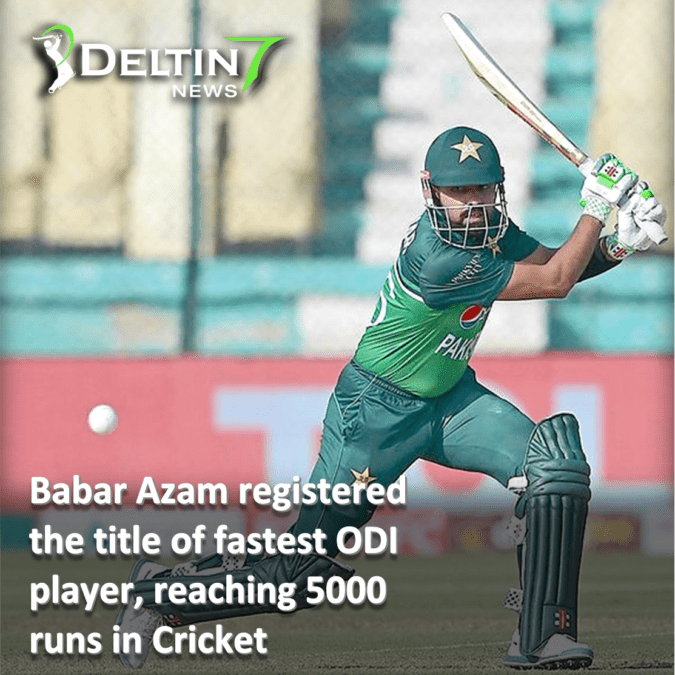 Babar Azam registered the title of fastest ODI player
