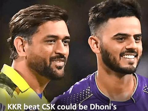 KKR beat CSK could be Dhoni's last match at Chennai