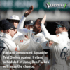 England announced squad for test series against Ireland