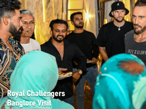 RCB Visit Mohammad Siraj's House