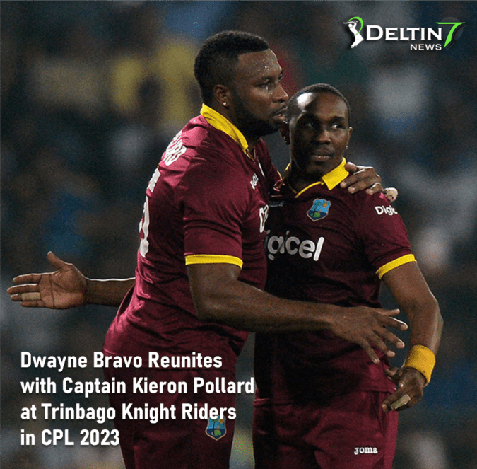 Dwayne Bravo Reunites with Captain Kieron