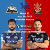 RCB vs GT May 21st Prediction
