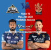RCB vs GT May 21st Prediction