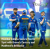 Mumbai Indians Secured Fourth Spot with Green's Century and Madhwal's Brilliance