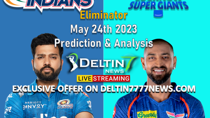 IPL 2023 Eliminator MI vs LSG Prediction