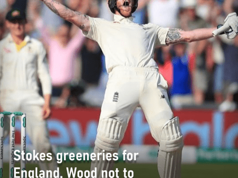 Ben Stokes greeneries for England
