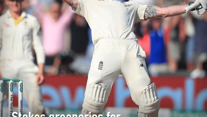 Ben Stokes greeneries for England
