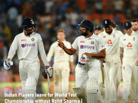 Indian Players leave for WTC without Rohit