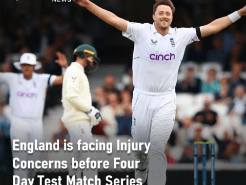 England is facing Injury