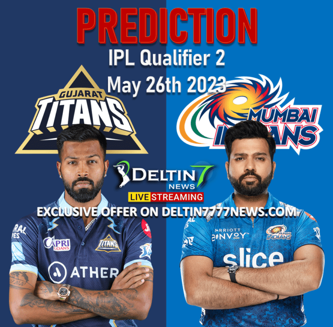 IPL 2023 Qualifier 2 Prediction | MI vs GT A High-Stakes Battle Awaits as Mumbai Indians Face Gujarat Titans image 2023 05 25 16 16 07