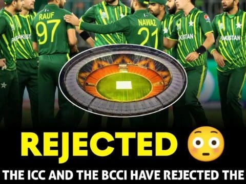 India Rejects Pakistan's Request| Unanimous Rejection: PCB's Request for Venue Swap Turned Down by BCCI and ICC
