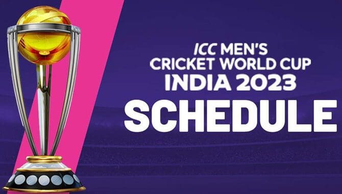 ICC Cricket World Cup 2023 Schedule
