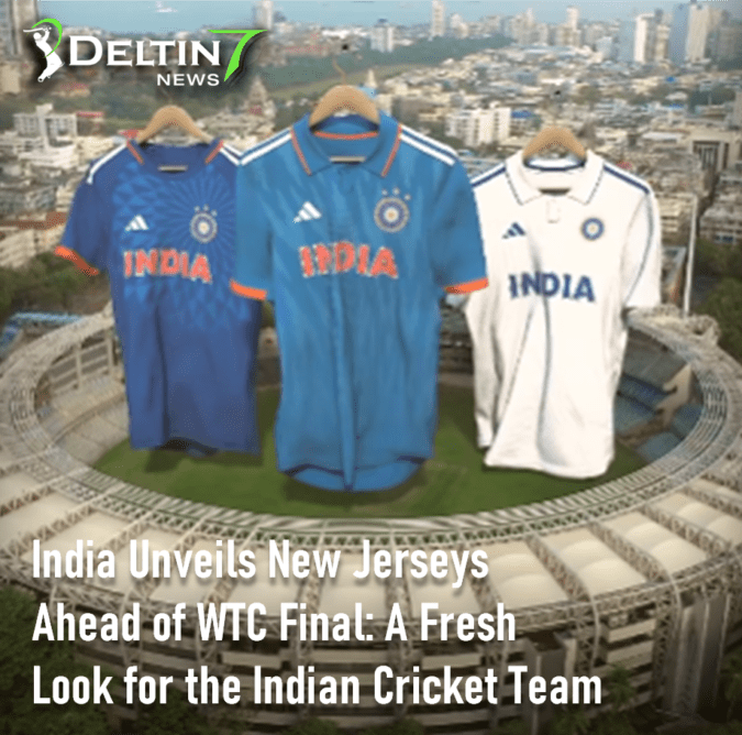 India Unveils New Jerseys Ahead of WTC Final: A Fresh Look for the Indian Cricket Team