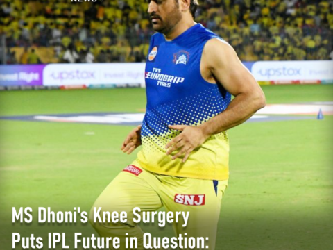 MS Dhoni's Knee Surgery