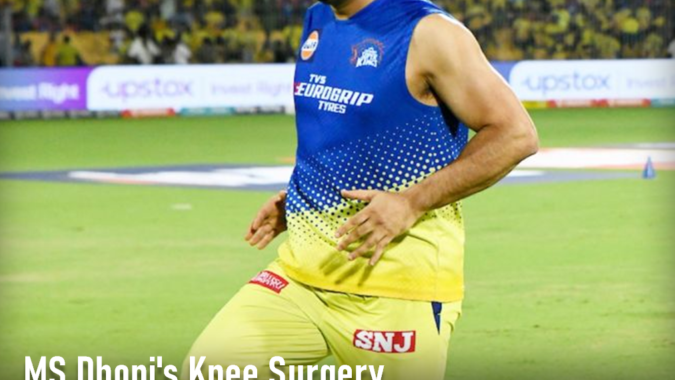 MS Dhoni's Knee Surgery