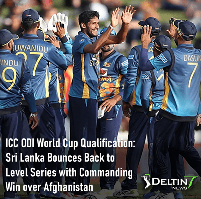 ICC ODI World Cup Qualification: Sri Lanka Bounces Back to Level Series with Commanding Win over Afghanistan