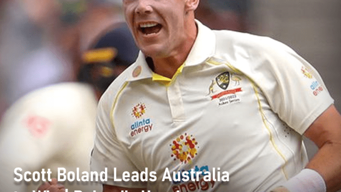 Scott Boland Leads Australia to Win