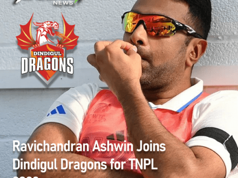 Ashwin Joins Dindigul Dragons for TNPL 2023