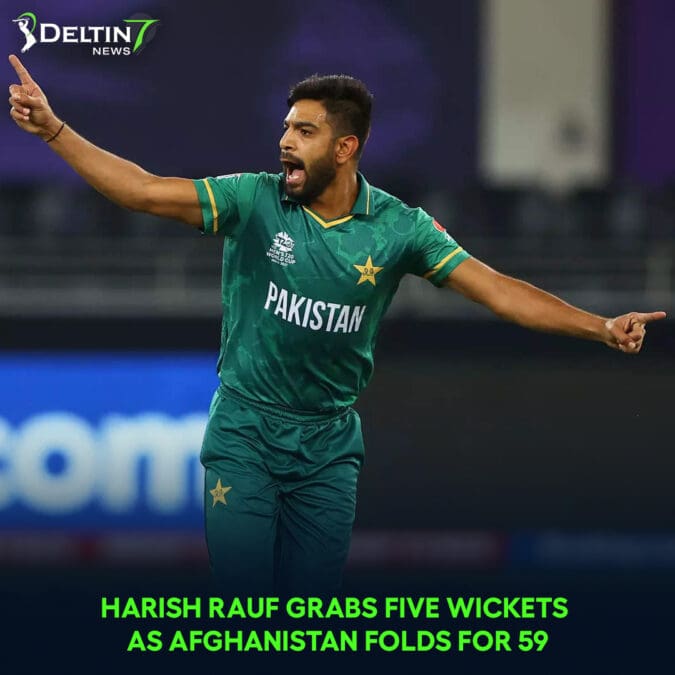 Harish Rauf grabs five wickets