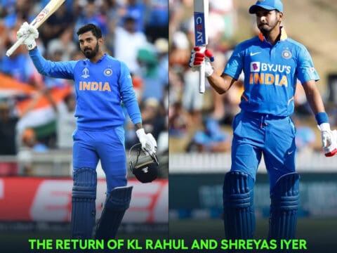 return of KL Rahul and Shreyas