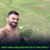 Virat Kohli discloses his