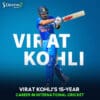 Virat Kohli 15-year career