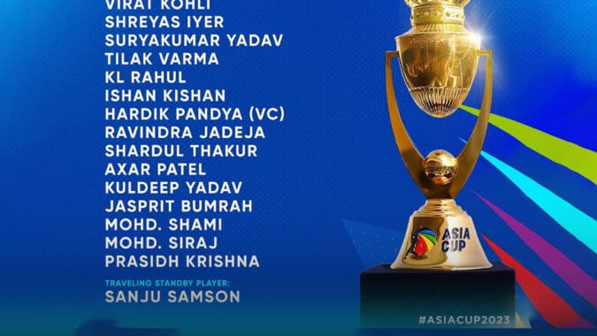 India Asia Cup 2023 Team