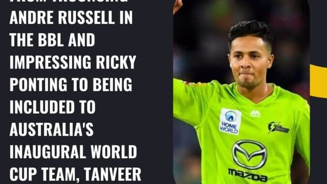 Tanveer Sangha has done it all World Cup team