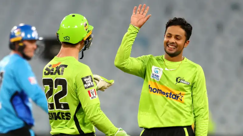 From trouncing Andre Russell in the BBL and impressing Ricky Ponting to being included to Australia's inaugural World Cup team, Tanveer Sangha has done it all : 1 image