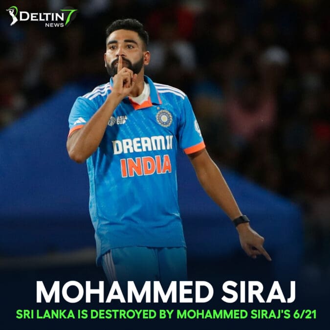 Sri Lanka is destroyed by Mohammed Siraj’s 6/21 Sri Lanka is destroyed