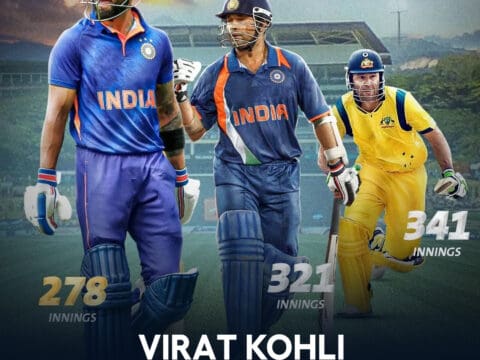 fastest 13000 ODI runs
