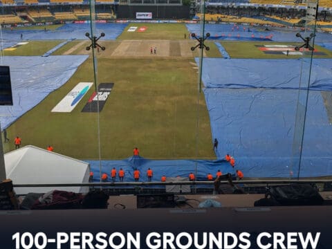 the 100-person grounds crew